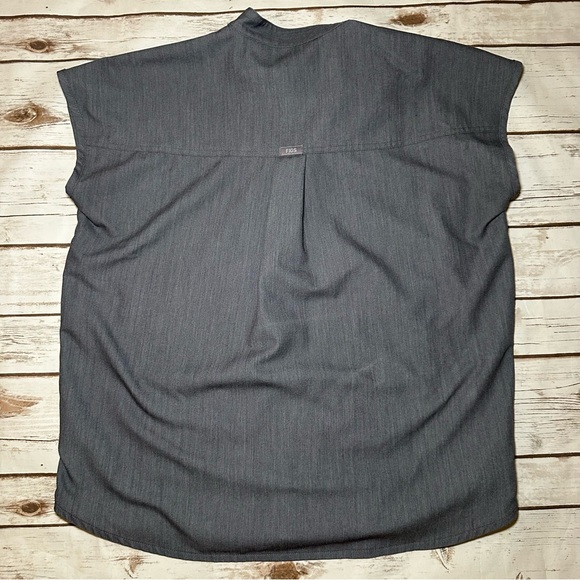 Figs Graphite Grey Rafaela Scrub Top - Picture 3 of 3